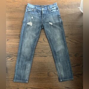 Lucky Brand Sienna Slim Boyfriend Jean intentionally‎ distressed - size 4/27 GUC